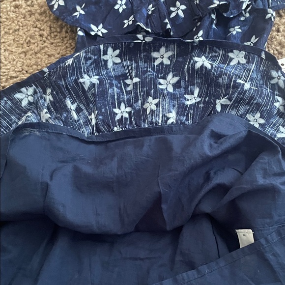 NWT Jumping Beans Navy Blue Floral Toddler Dress size 3T - Picture 4 of 5